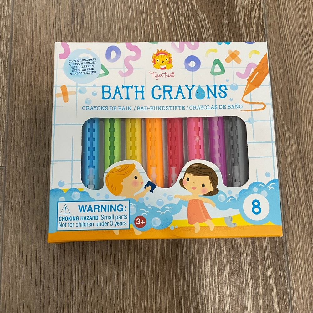 Tiger Tribe Bath Crayons Set